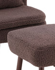 Vind Ryxö Single Sofa - Brown / Dark Brown Teddy - vivahabitat.com