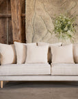 Vind Segelskären Sofa - Whitewash / Beige Linen - vivahabitat.com
