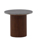 Vind Härön Side Table - Dark Brown / Dark Grey Marblelook