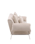 Vind Öckerö Sofa - White / Beige Linen - vivahabitat.com