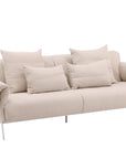 Vind Öckerö Sofa - White / Beige Linen - vivahabitat.com