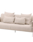 Vind Öckerö Sofa - White / Beige Linen - vivahabitat.com