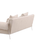 Vind Öckerö Sofa - White / Beige Linen - vivahabitat.com