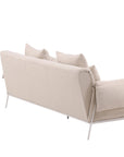 Vind Öckerö Sofa - White / Beige Linen - vivahabitat.com
