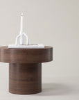 Vind Malung - Low Side Table - Brown / Brown MDF - vivahabitat.com
