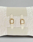 Buckle Cushion Teddy White - vivahabitat.com