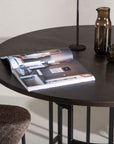 Copenhagen Dining Table - Black / Mocca Veneer - vivahabitat.com