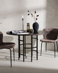 Copenhagen Dining Table - Black / Mocca Veneer - vivahabitat.com
