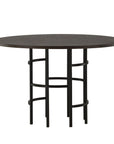 Copenhagen Dining Table - Black / Mocca Veneer - vivahabitat.com
