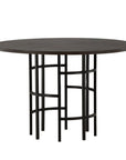 Copenhagen Dining Table - Black / Mocca Veneer - vivahabitat.com