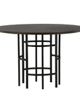 Copenhagen Dining Table - Black / Mocca Veneer - vivahabitat.com