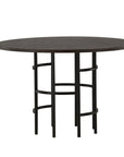 Copenhagen Dining Table - Black / Mocca Veneer - vivahabitat.com