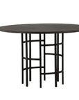 Copenhagen Dining Table - Black / Mocca Veneer - vivahabitat.com