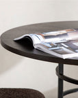 Copenhagen Dining Table - Black / Mocca Veneer - vivahabitat.com