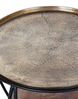DKD Home Decor Round Coffee Table with wow factor! - vivahabitat.com