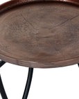 DKD Home Decor Round Coffee Table with wow factor! - vivahabitat.com