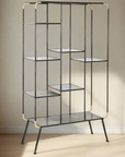 Decorative metal shelving unit - vivahabitat.com