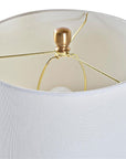 Design table lamp in gold and glass - vivahabitat.com