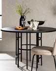 Dining Table - Black / Black Veneer - vivahabitat.com