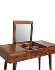 Chestnut Mirror Dressing Table