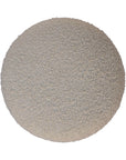 Boucle Cream Round Footstool