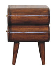 Bubble Chestnut Bedside