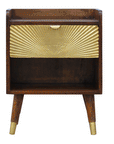 Manila Gold One Drawer Bedside