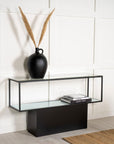 Maglehem - Shelf - Glass / Black - vivahabitat.com