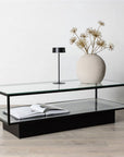 Maglehem - Sofa Table - Glass / Black - vivahabitat.com