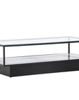 Maglehem - Sofa Table - Glass / Black - vivahabitat.com