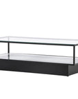Maglehem - Sofa Table - Glass / Black - vivahabitat.com