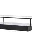 Maglehem - Sofa Table - Glass / Black - vivahabitat.com