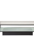Maglehem - Sofa Table - Glass / Black - vivahabitat.com