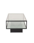 Maglehem - Sofa Table - Glass / Black - vivahabitat.com