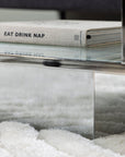 Maglehem Coffee Table - Silver Chrome / Clear glass - vivahabitat.com