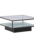 Maglehem Sofa Table - Black / Clear glass - vivahabitat.com