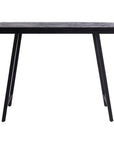 The Herringbone High Table - Black - 140cm - vivahabitat.com