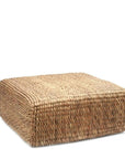 The Hyacinth Pouf Square - Natural - M - vivahabitat.com