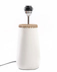 The Kiska Table Lamp - White Natural - vivahabitat.com