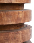 The Massaka Stool- Naturel - vivahabitat.com
