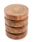 The Massaka Stool- Naturel - vivahabitat.com