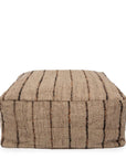 The Oh My Gee Pouf - Beige Black - vivahabitat.com