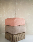 The Oh My Gee Pouf - Beige Black - vivahabitat.com