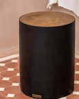 The Tribe Stool - Natural Black - vivahabitat.com