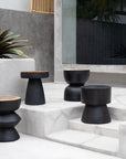 The Warmi Stool - Black - vivahabitat.com