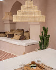 The Wedding Cake Hanging Lamp - Natural - M - vivahabitat.com
