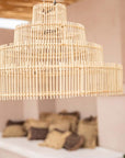 The Wedding Cake Hanging Lamp - Natural - M - vivahabitat.com