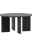 Vind Askerön Sofa Table ⌀80 - Black FSC 100% - vivahabitat.com