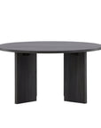 Vind Askerön Sofa Table ⌀80 - Black FSC 100% - vivahabitat.com