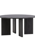 Vind Askerön Sofa Table ⌀80 - Black FSC 100% - vivahabitat.com